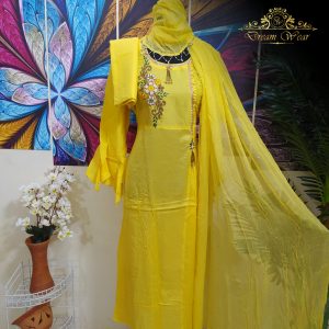Pakistani exclusive pearl & stone work 3 Pcs