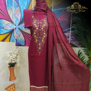 Indian AOP & Embroidered 3 pcs