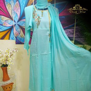 Pakistani exclusive pearl & stone work 3 Pcs