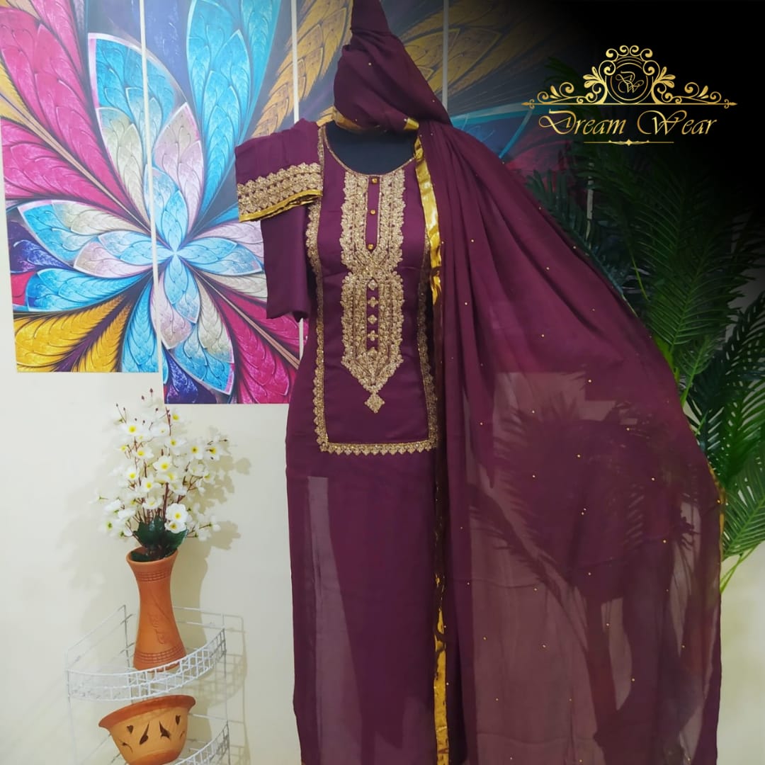 Goldwork Embroidery 3 Pcs